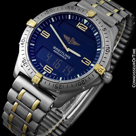 breitling aerospace navitimer 18k titanium watch|breitling luxury watch.